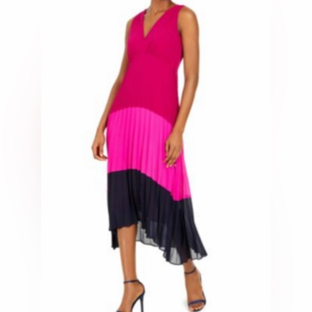 Taylor Color Block Sleeveless Maxi Dress